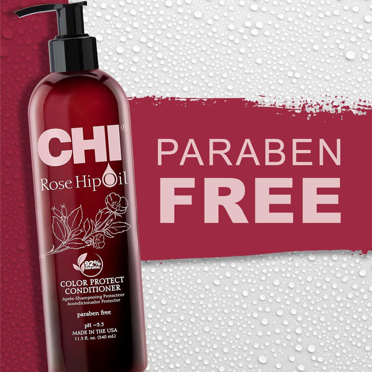 Chi Rose Hip Oil Color Nurture Protecting Conditioner
