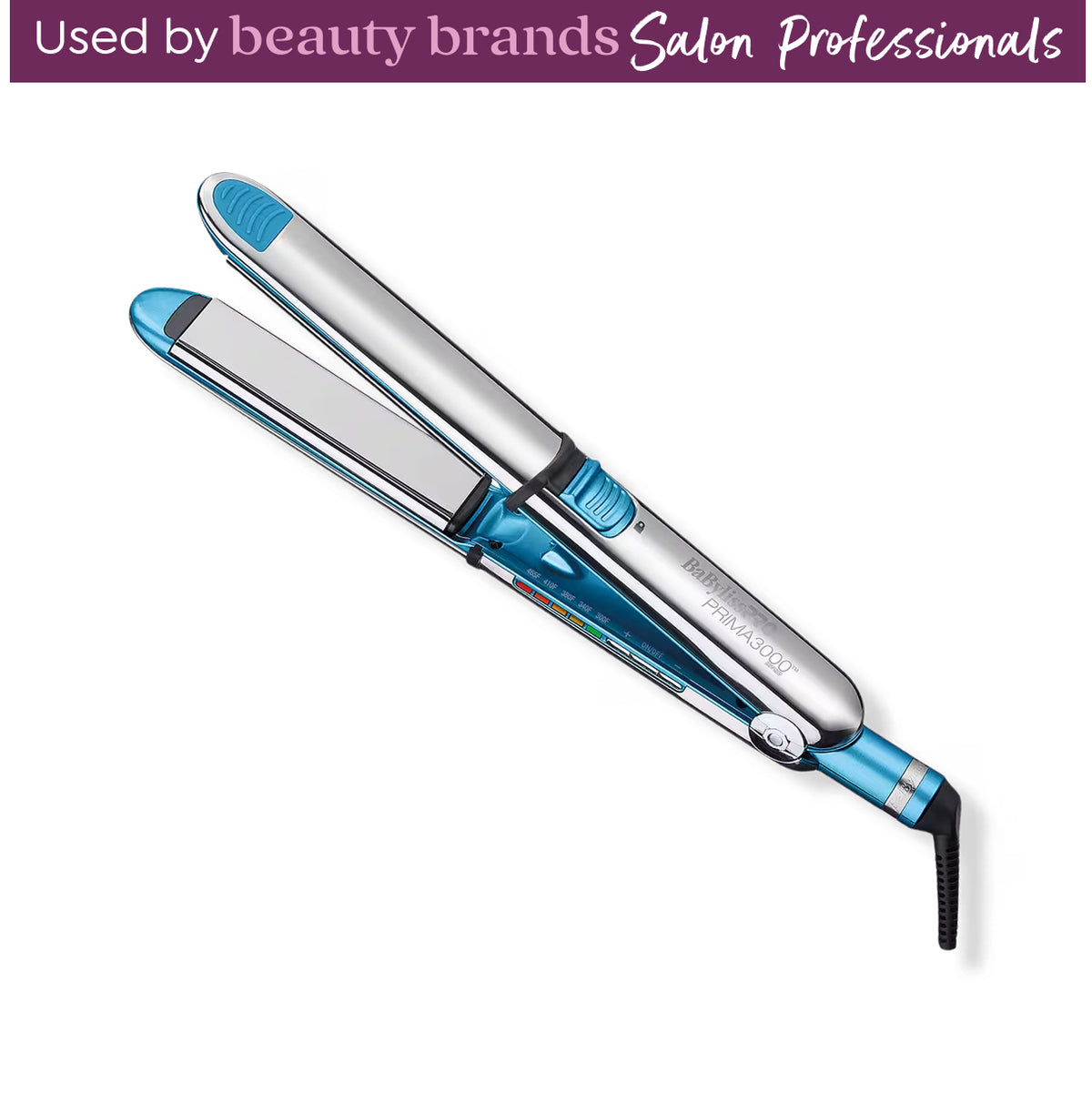 BaBylissPRO Nano Titanium Prima 3000 Hairstyling Iron
