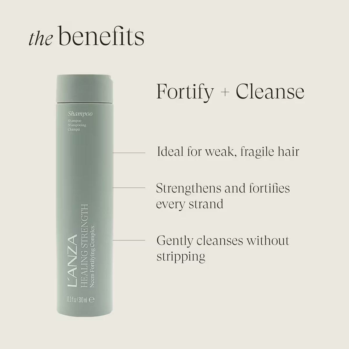 LANZA Healing Strength White Tea Shampoo