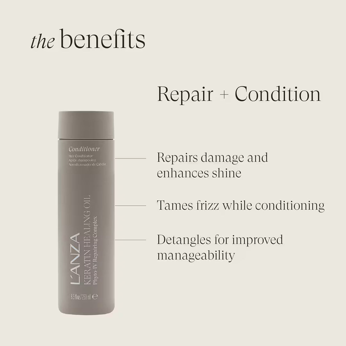 LANZA Keratin Healing Oil Lustrous Conditioner