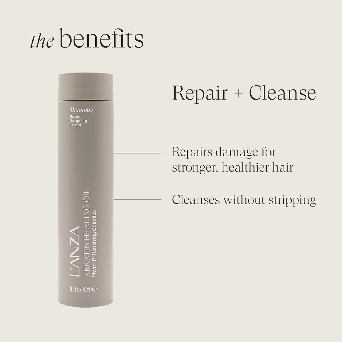 LANZA Keratin Healing Oil Lustrous Shampoo