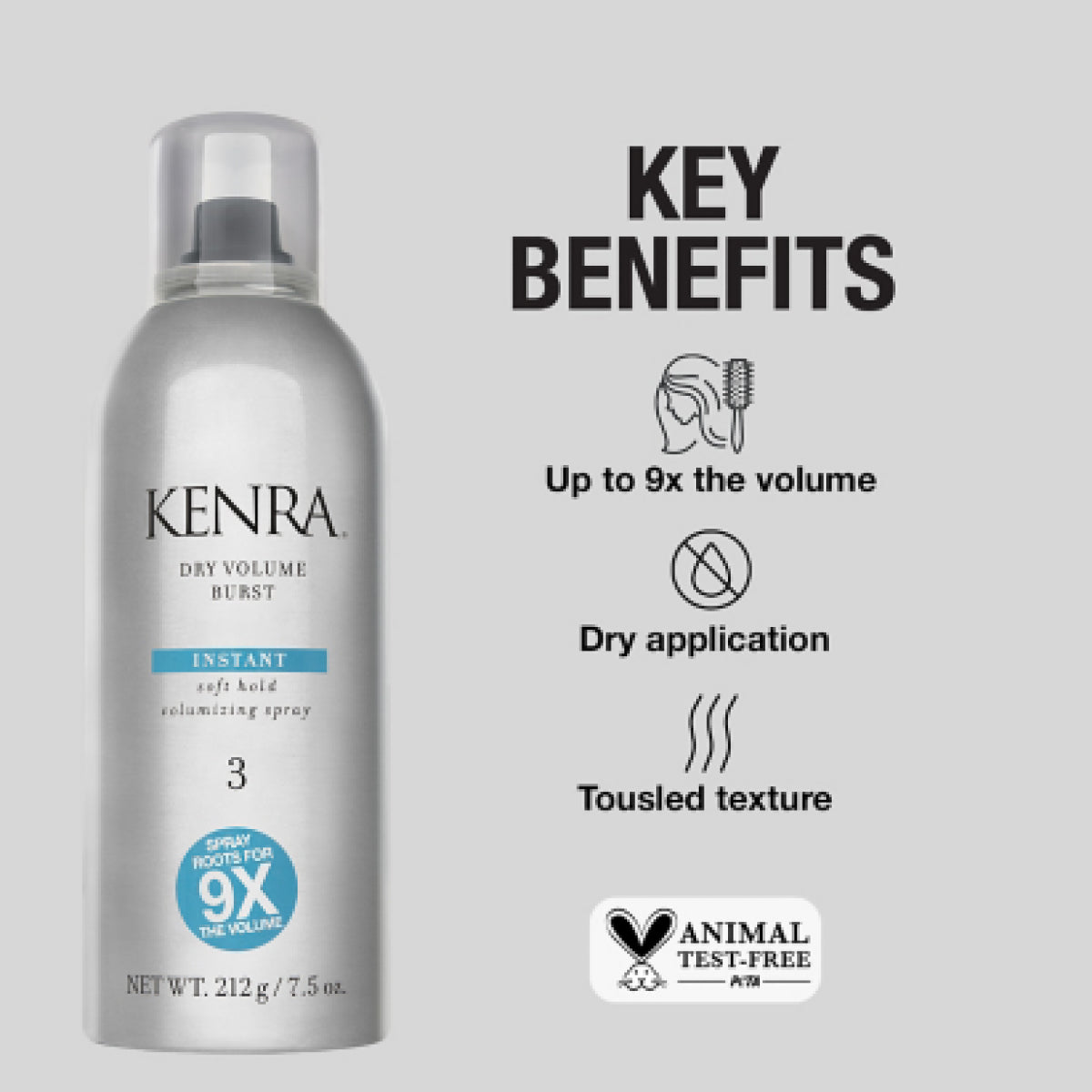Kenra Dry Volume Burst Soft Hold Volumizing Spray
