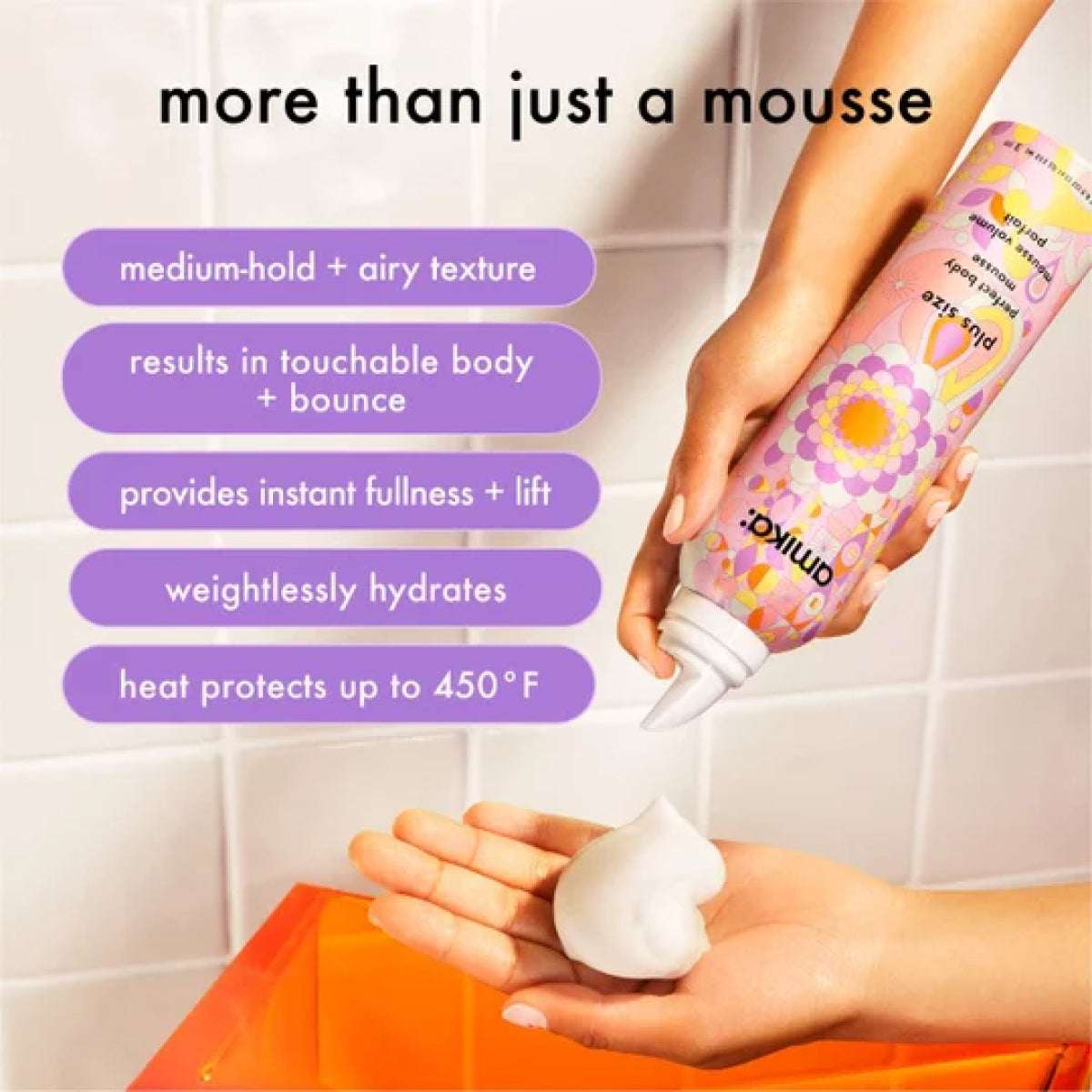 amika Plus Size Volume and Body Mousse