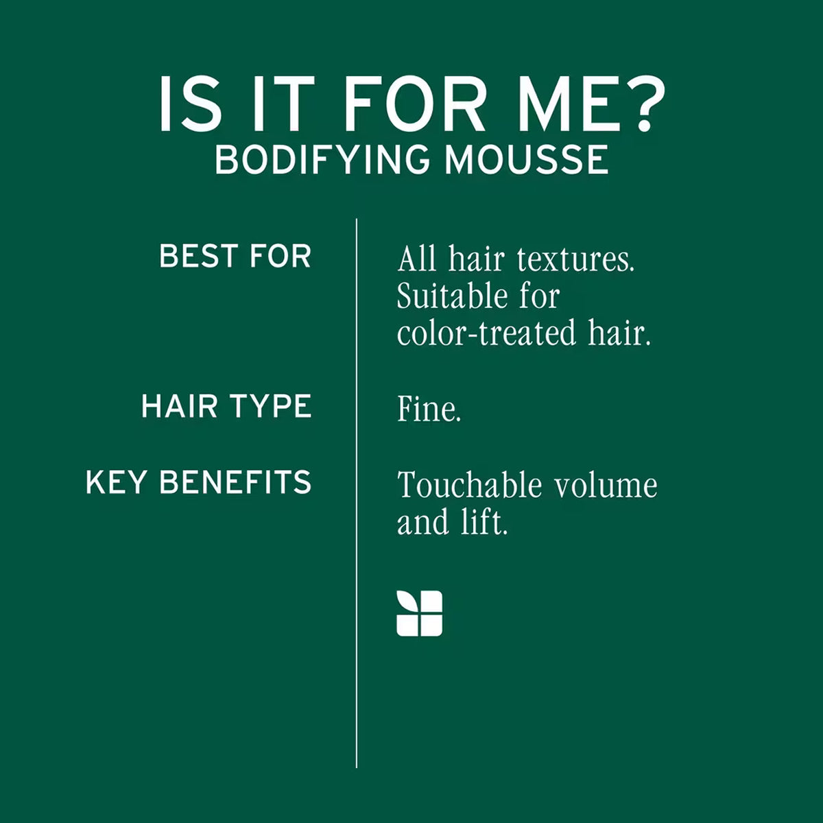 Biolage Bodifying Mousse
