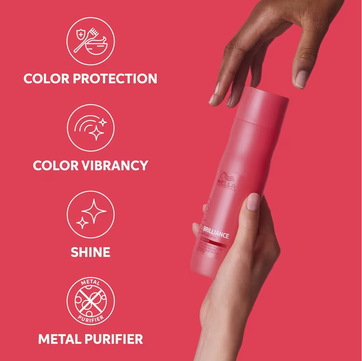 Wella Invigo Brilliance Color Protection Shampoo for Coarse Hair