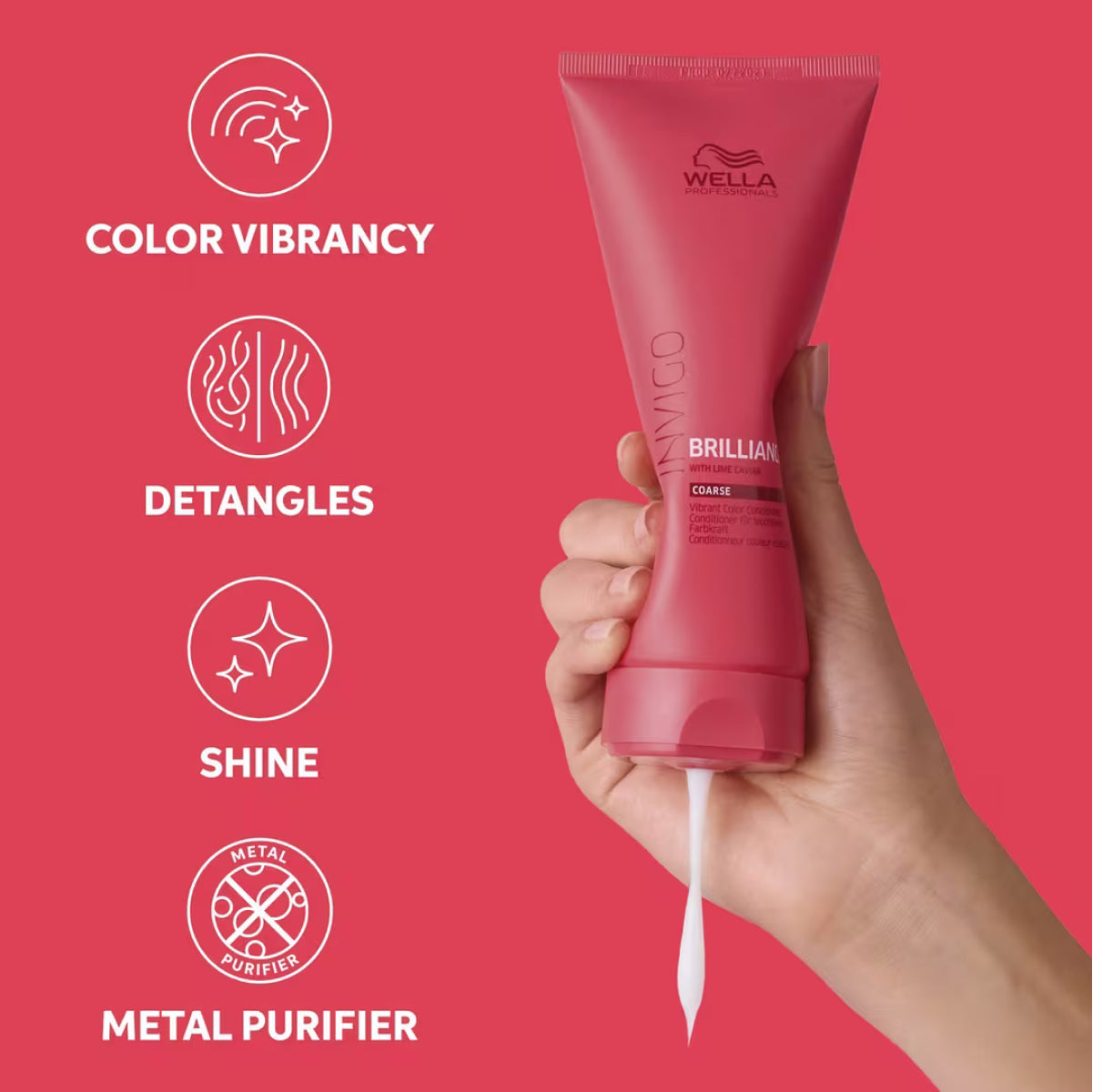 Wella Invigo Vibrant Color Conditioner for Coarse Hair