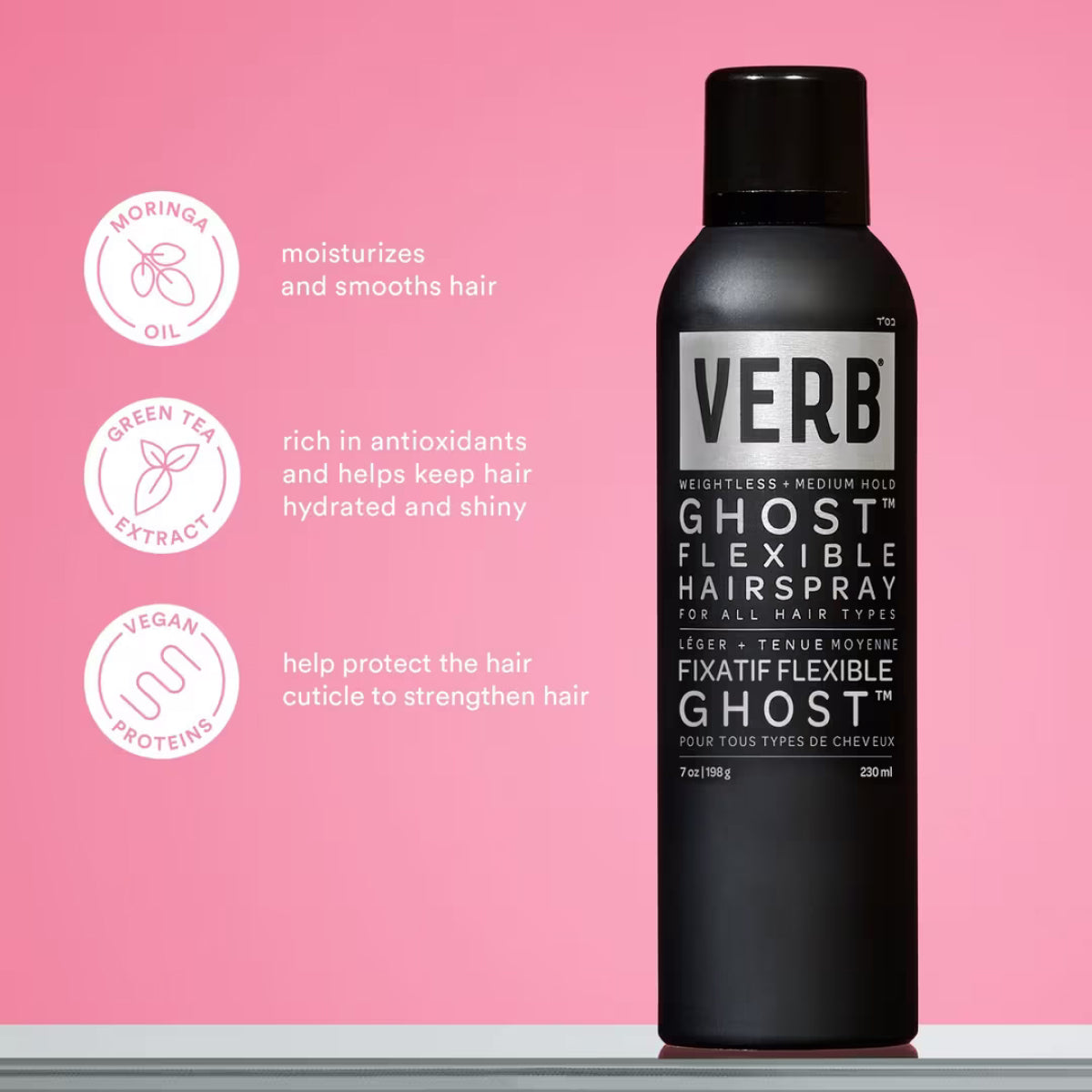 Verb Ghost Weightless Medium Hold Hairspray