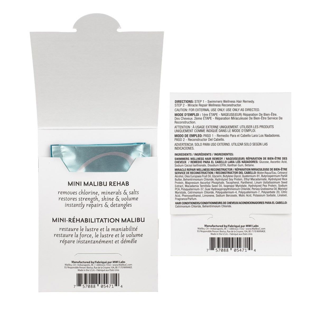 Malibu C Mini Malibu Rehab Swimmers Wellness Kit