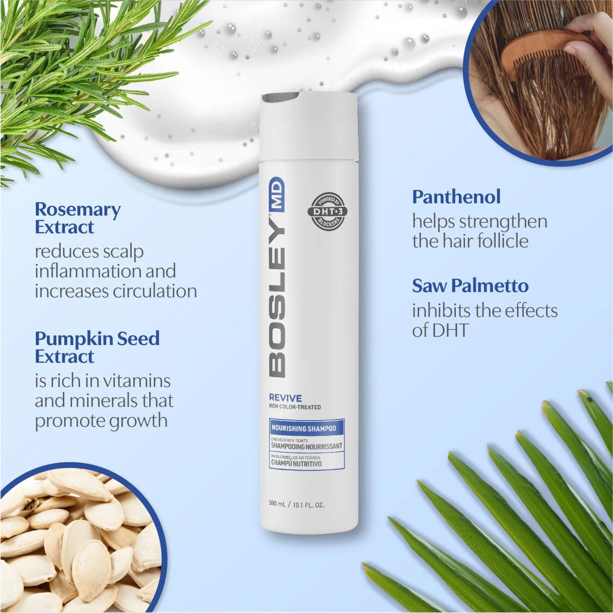 Bosley BosRevive Non Color-Treated Hair Nourishing Shampoo
