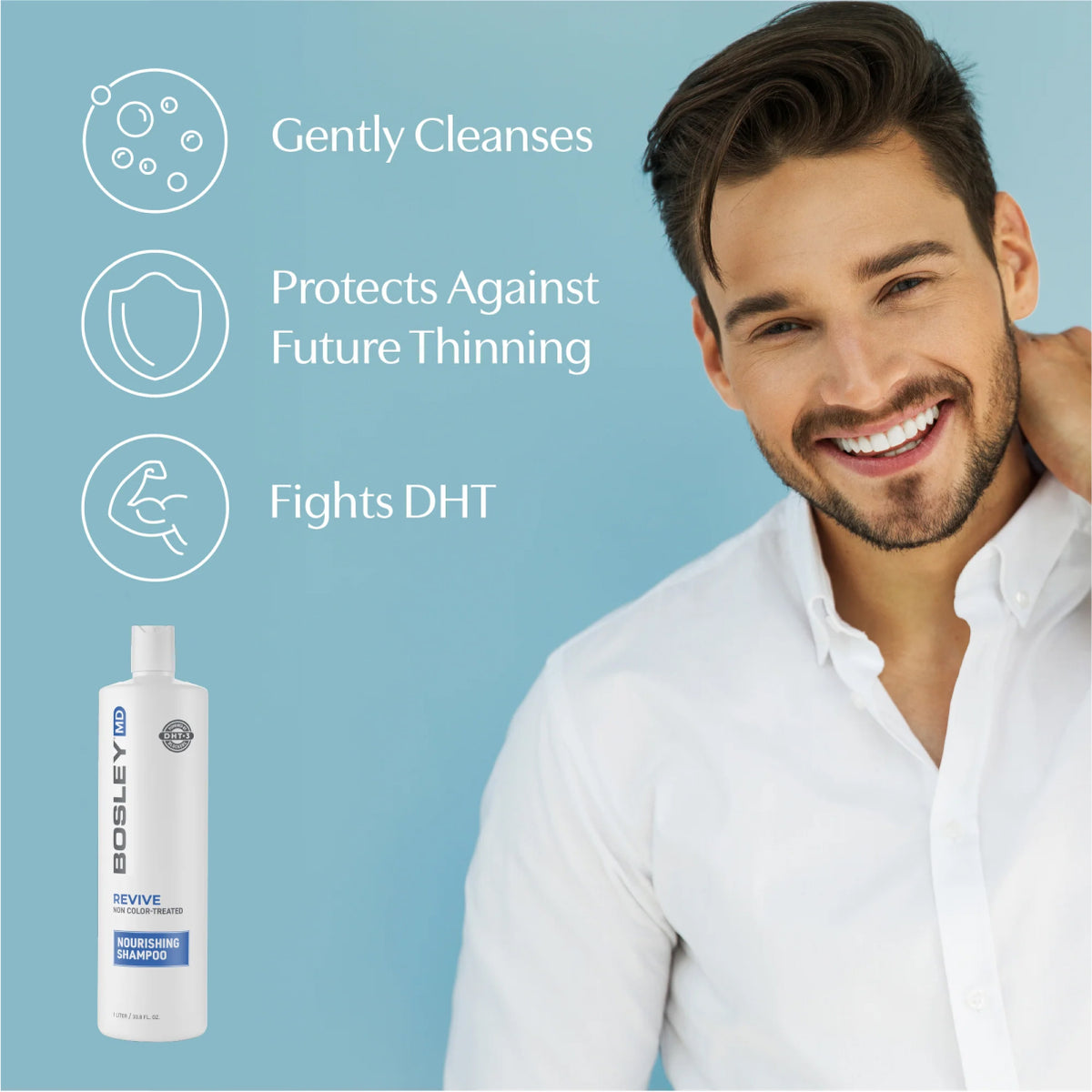 Bosley BosRevive Non Color-Treated Hair Nourishing Shampoo