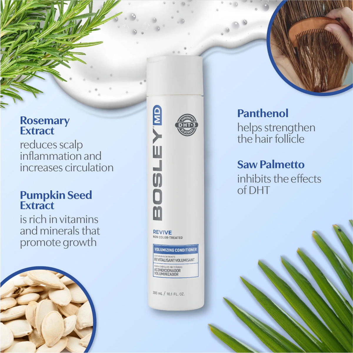 Bosley BosRevive Non Color-Treated Hair Volumizing Conditioner