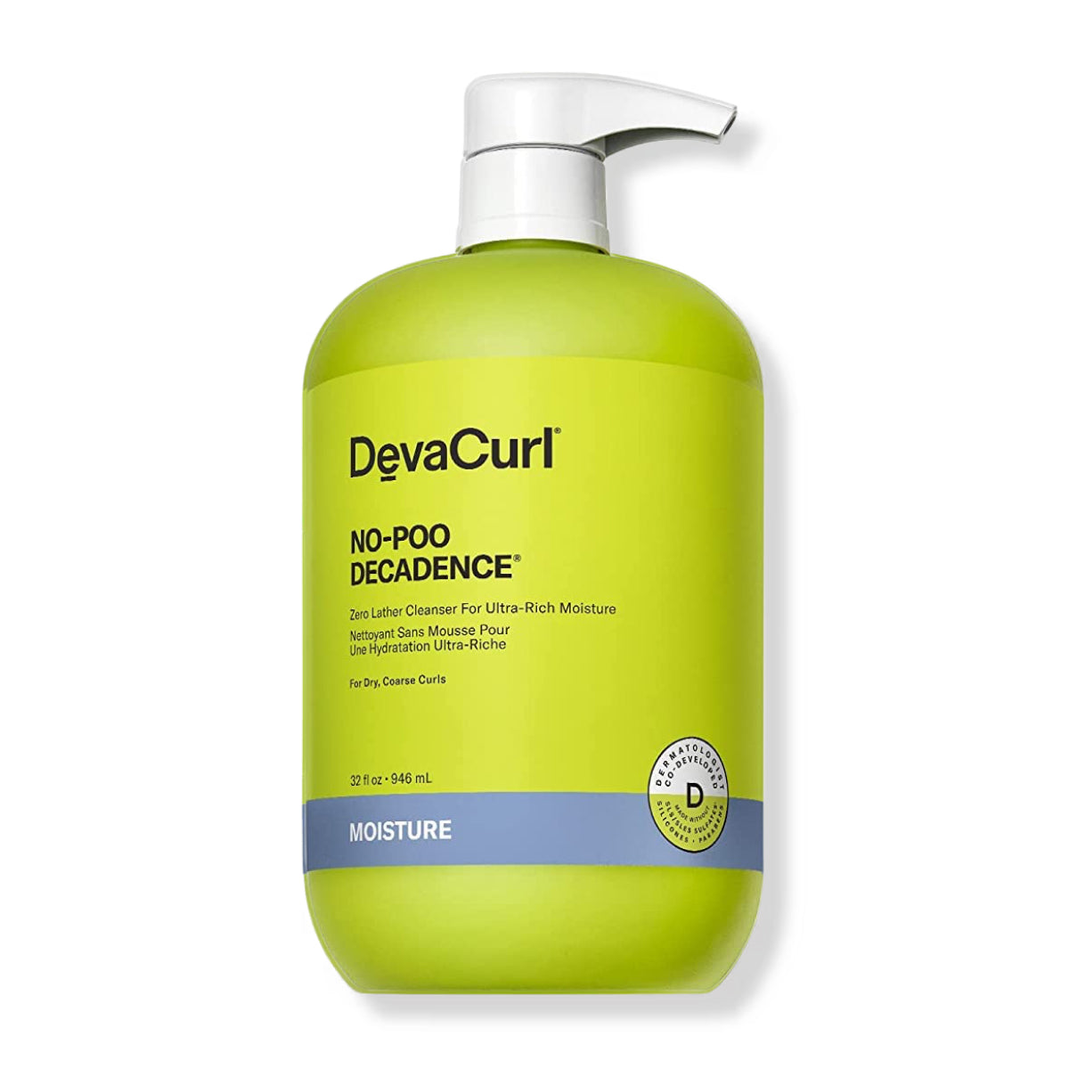 DevaCurl NO-POO DECADENCE® Zero Lather Cleanser for Ultra-Rich Moisture