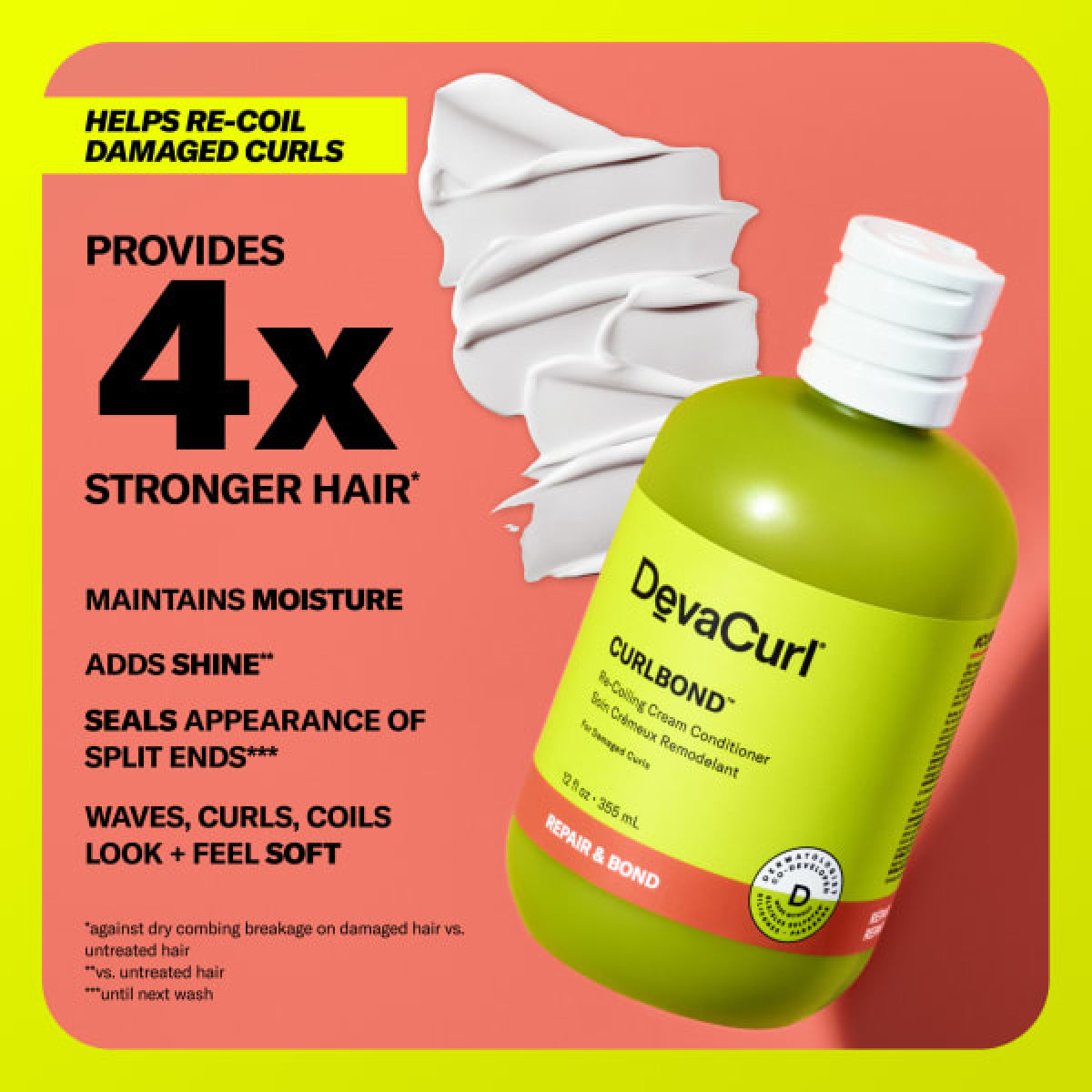 DevaCurl CURLBOND Re-Coiling Cream Conditioner