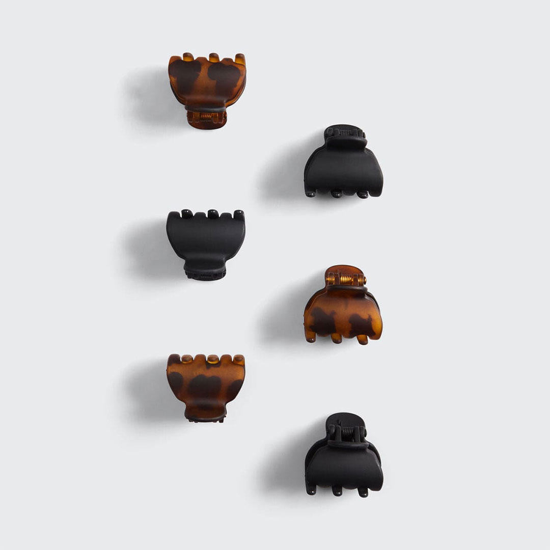 Kitsch Recycled Plastic X-Small Claw Clips 6pc