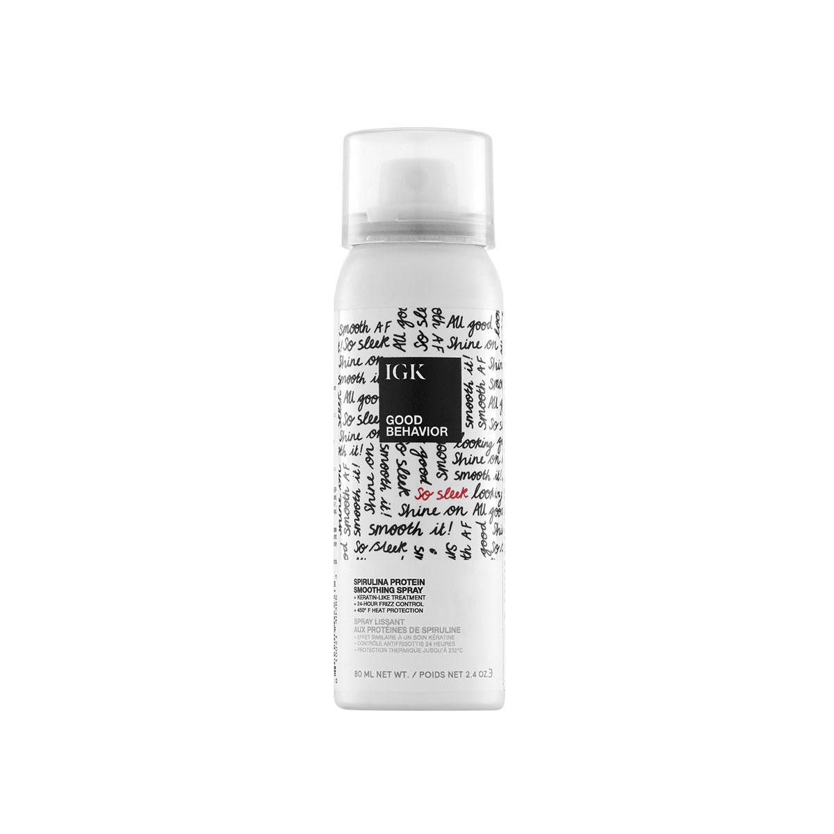 IGK Good Behavior Spirulina Protein Anti-Frizz Smoothing Spray Travel Size