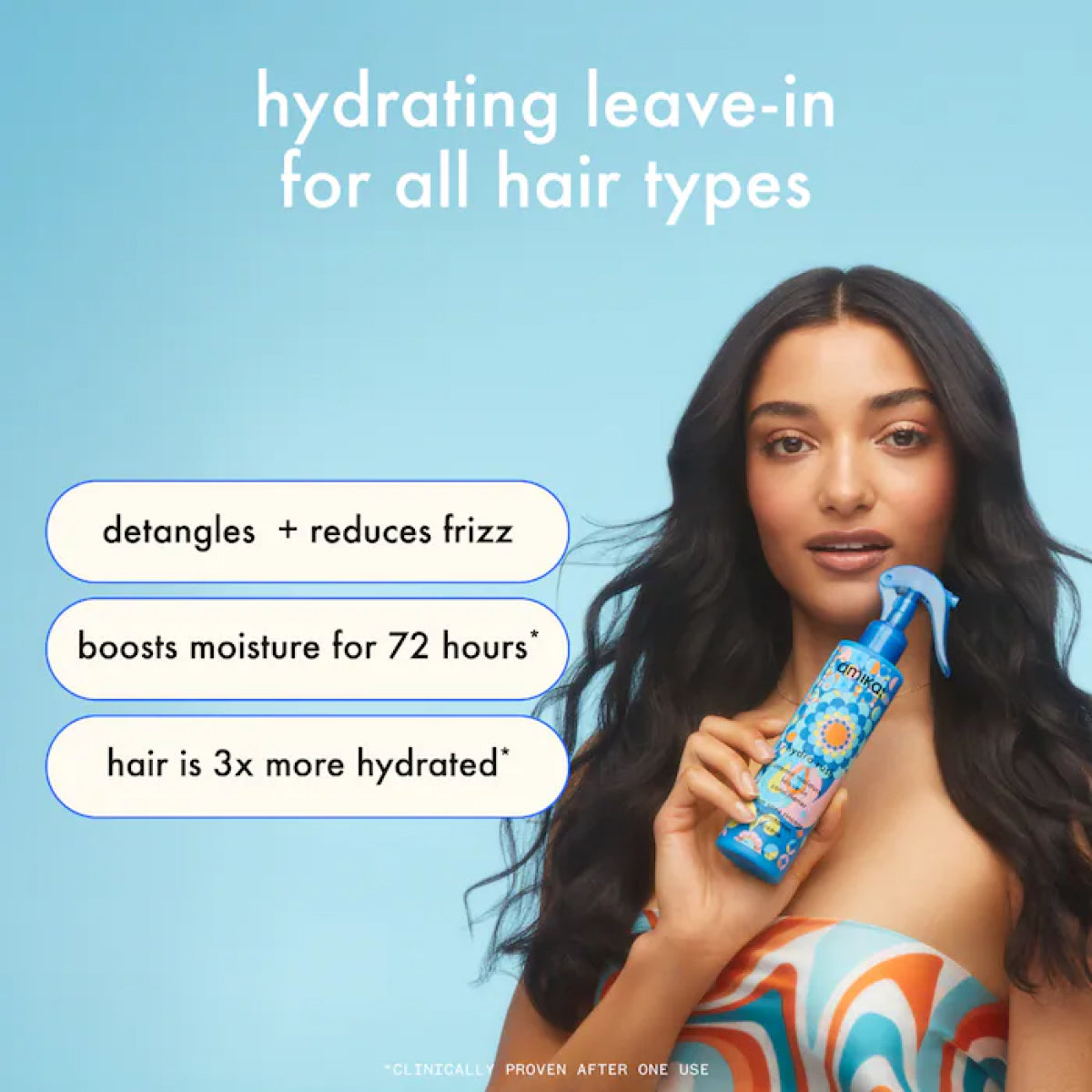 amika Hydro Rush Intense Moisture Leave-In Conditioner