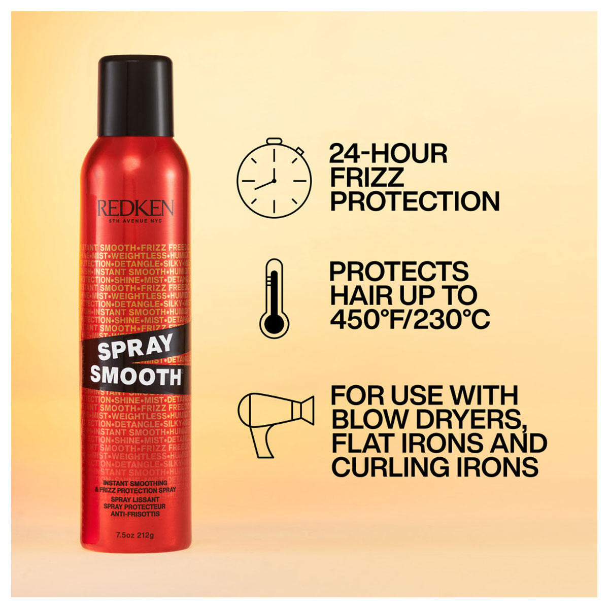 Redken Spray Smooth Instant Smoothing & De-Frizzing Spray Travel Size