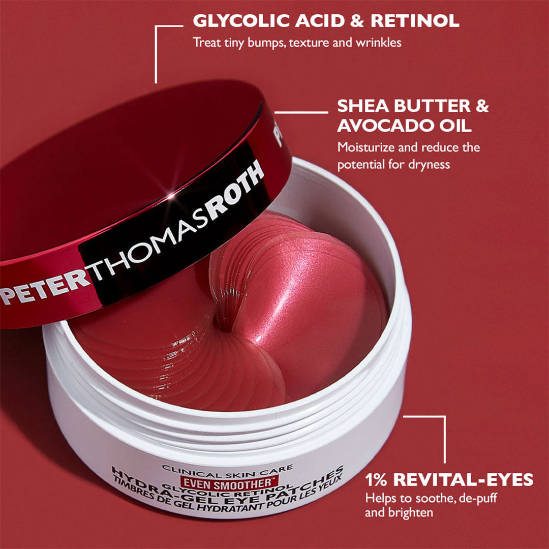 Peter Thomas Roth Even Smoother Glycolic Retinol Hydra-Gel Eye Patches