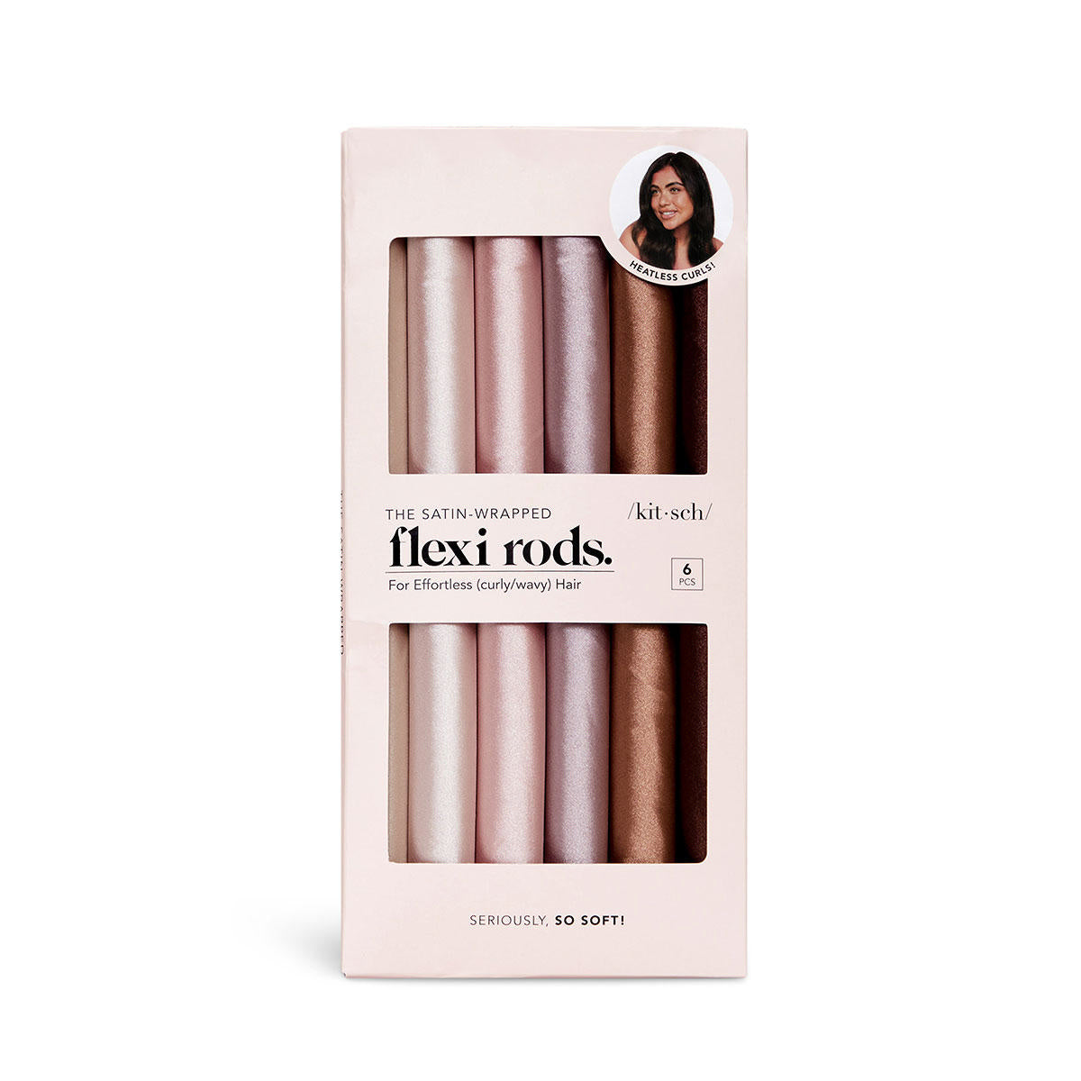 Kitsch Satin Wrapped Flexi Rods