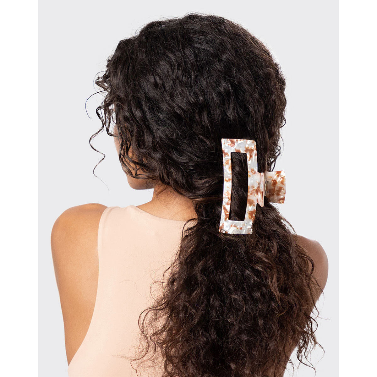 Kitsch Recycled Plastic Jumbo Open Shape Claw Clip