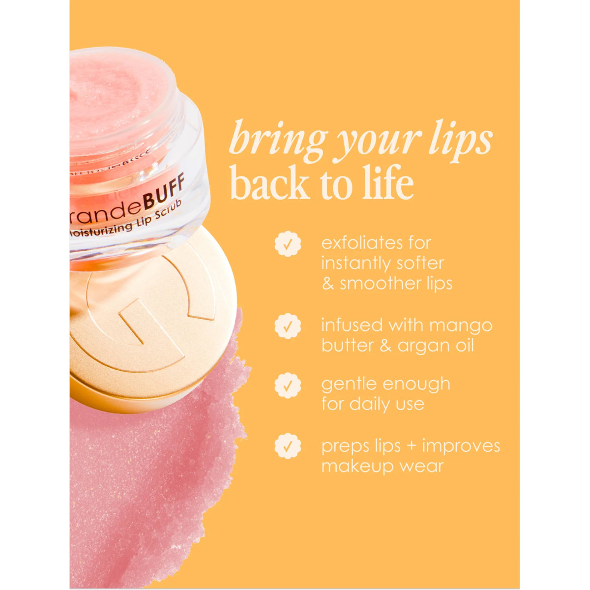 Grande Cosmetics GrandeBUFF Lip Scrub 15G