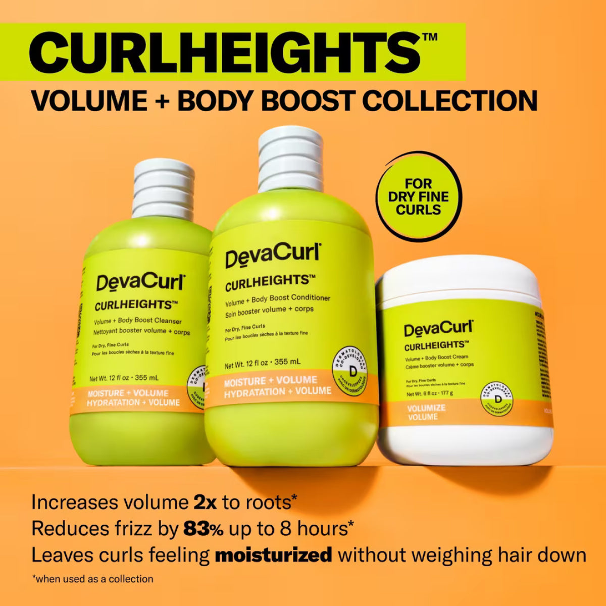 DevaCurl CurlHeights Volume + Body Boost Conditioner