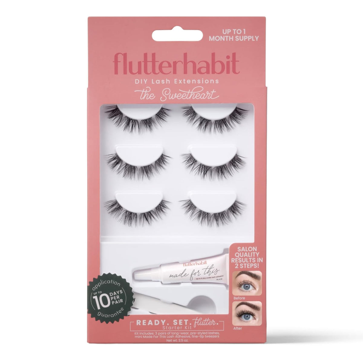 FlutterHabit Sweetheart Ready Set Kit 3-Pack