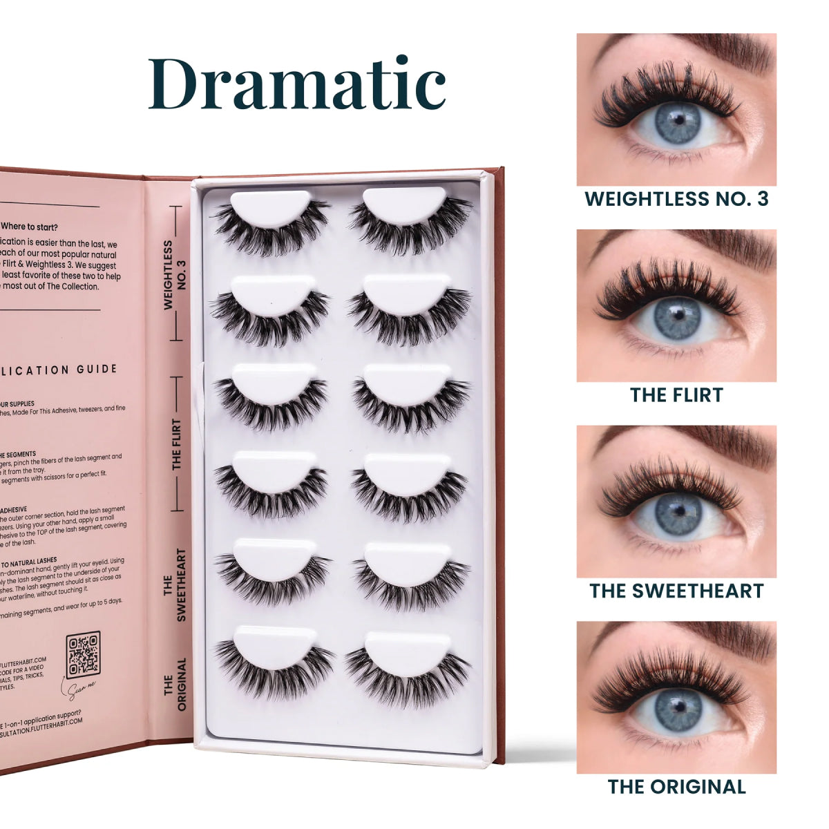 FlutterHabit Dramatic Collection Box 6-Pack