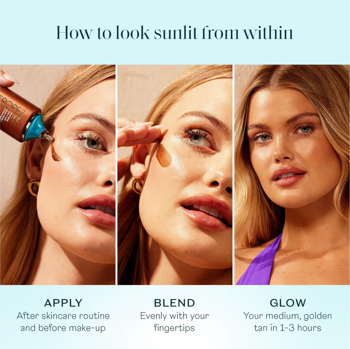 St. Tropez Sunlit Skin Bronzing Tint + Tan Serum