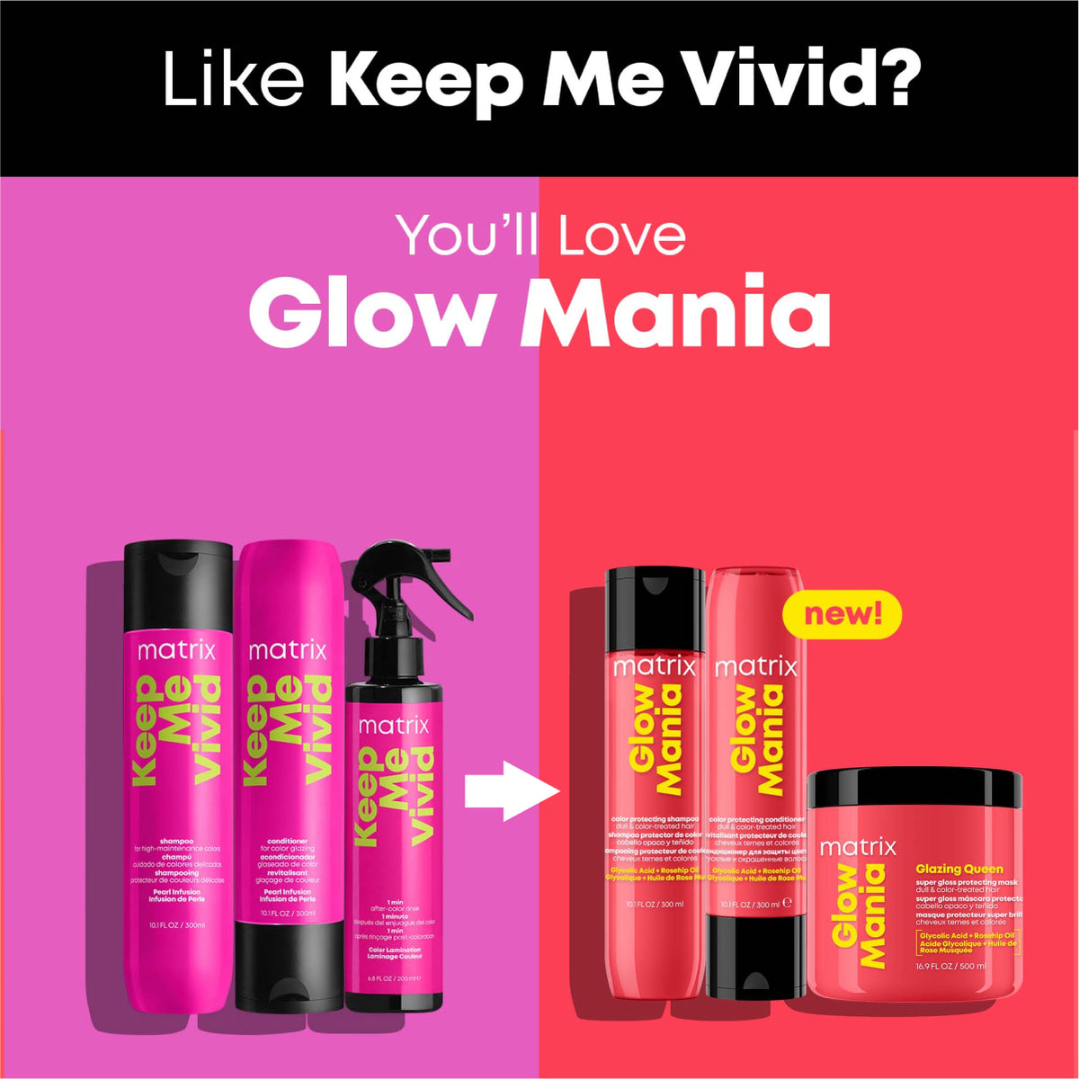 Matrix Glow Mania Color Protecting Shampoo