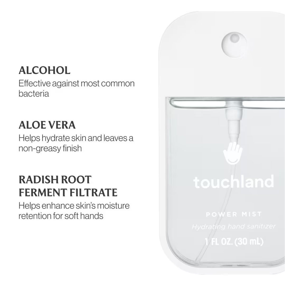 Touchland Power Mist Hydrating Hand Sanitizer - Beach Coco