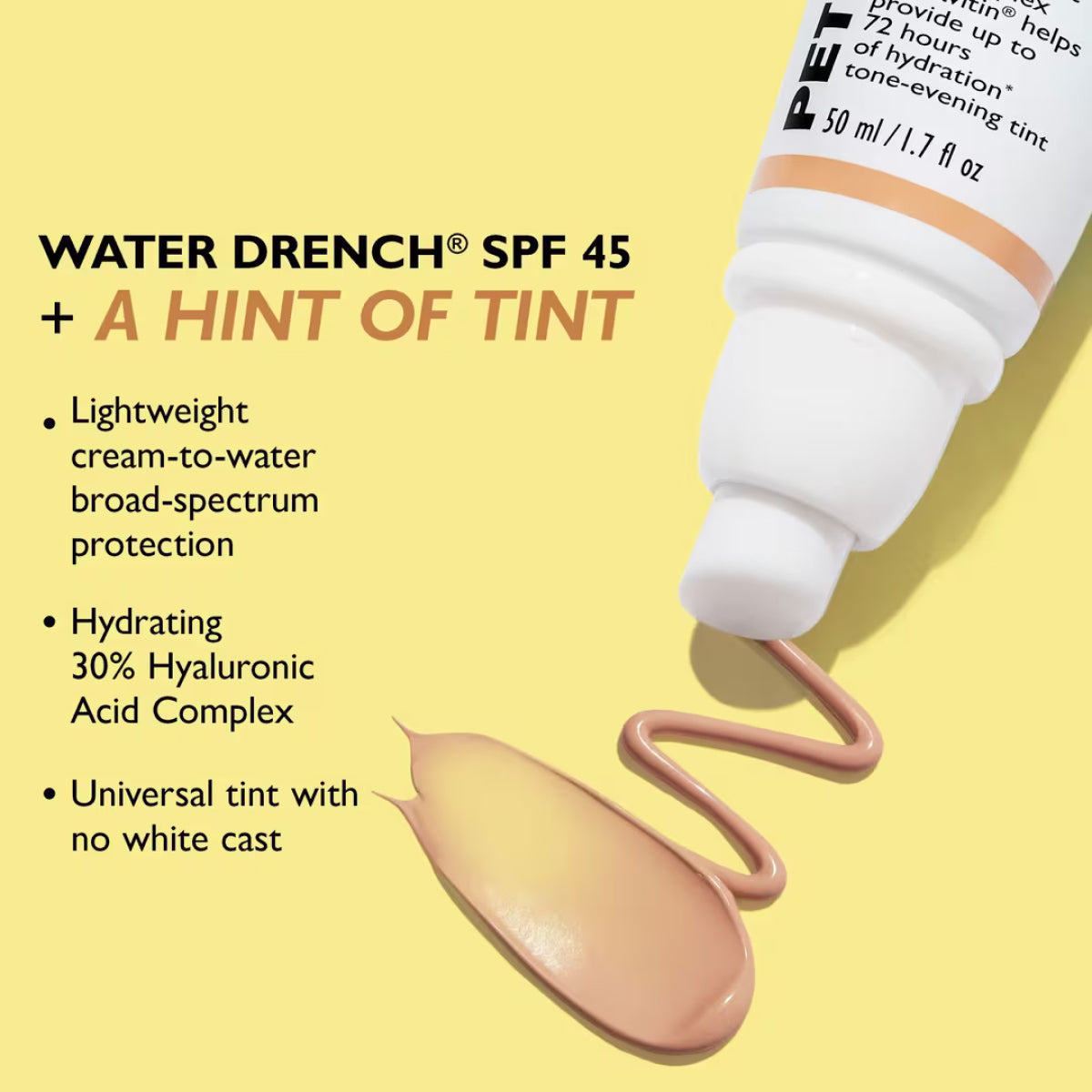 Peter Thomas Roth Water Drench Broad Spectrum SPF 45 Hyaluronic Cloud Sheer Tint Moisturizer