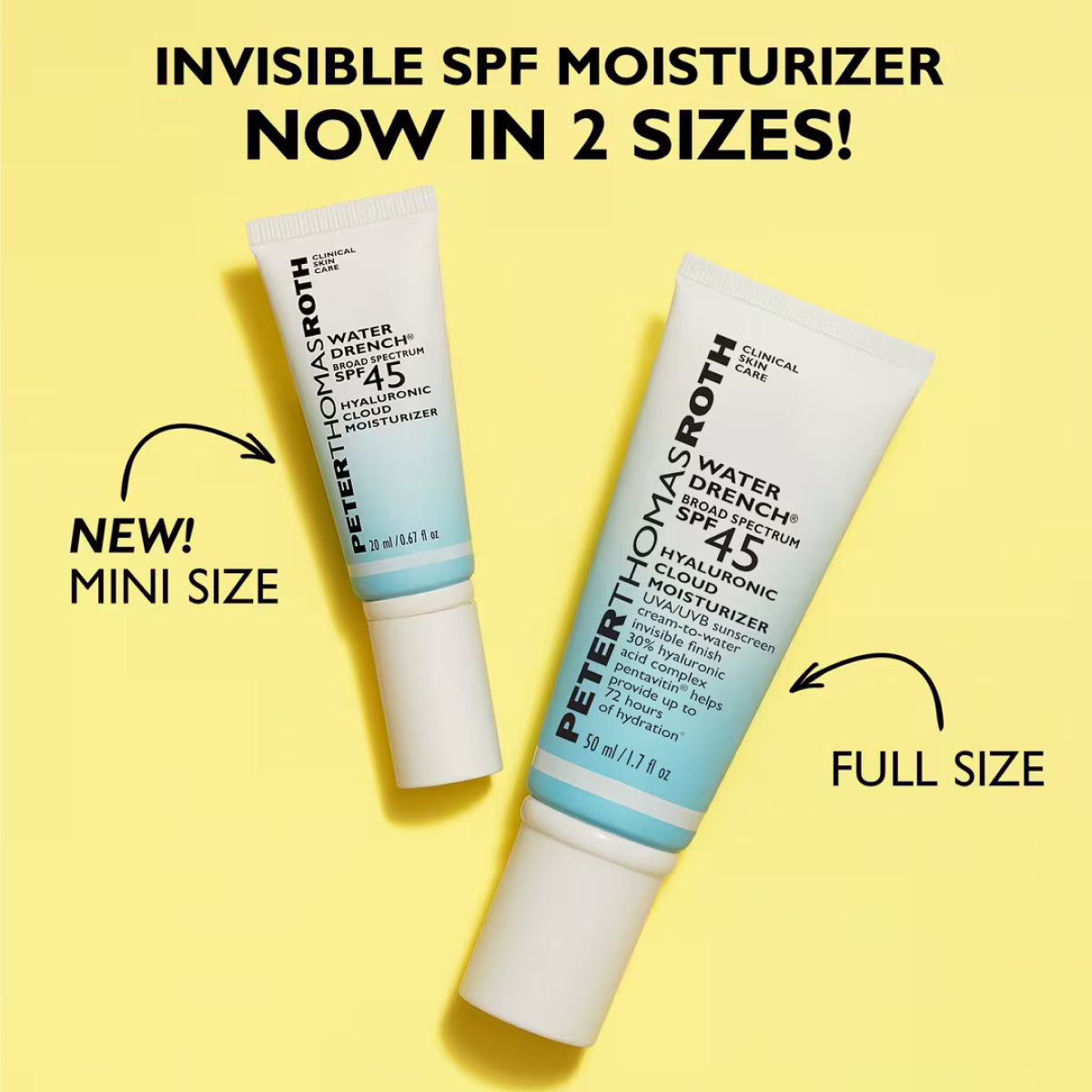 Peter Thomas Roth Water Drench Broad Spectrum SPF 45 Hyaluronic Cloud Sheer Tint Moisturizer