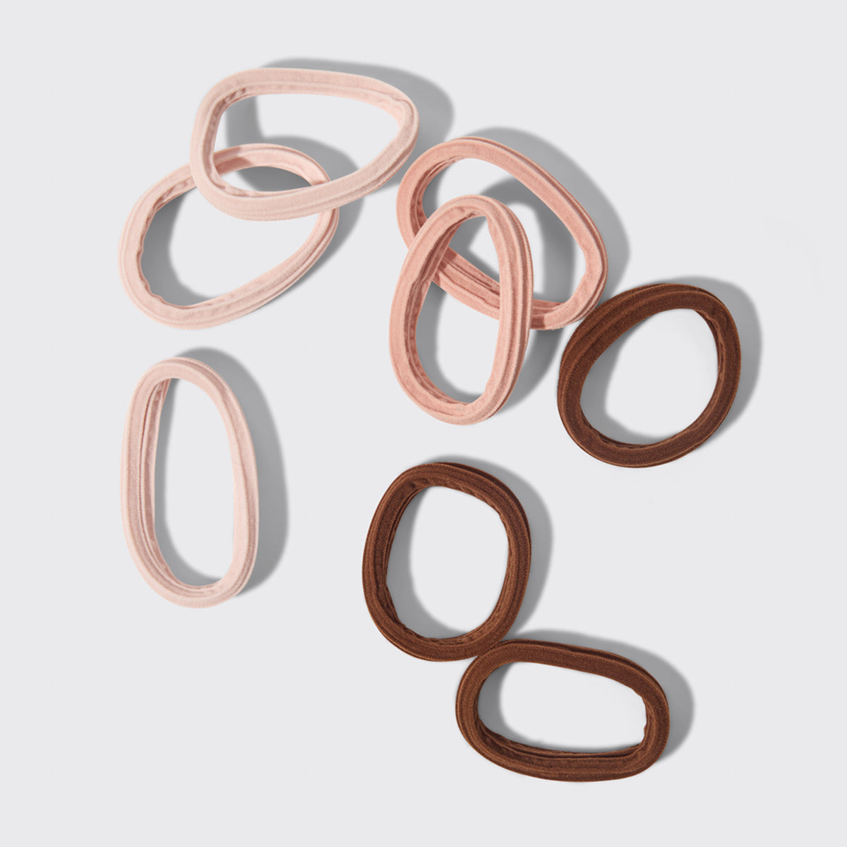 Kitsch Seamless Hair Elastic Rosewood 8pc