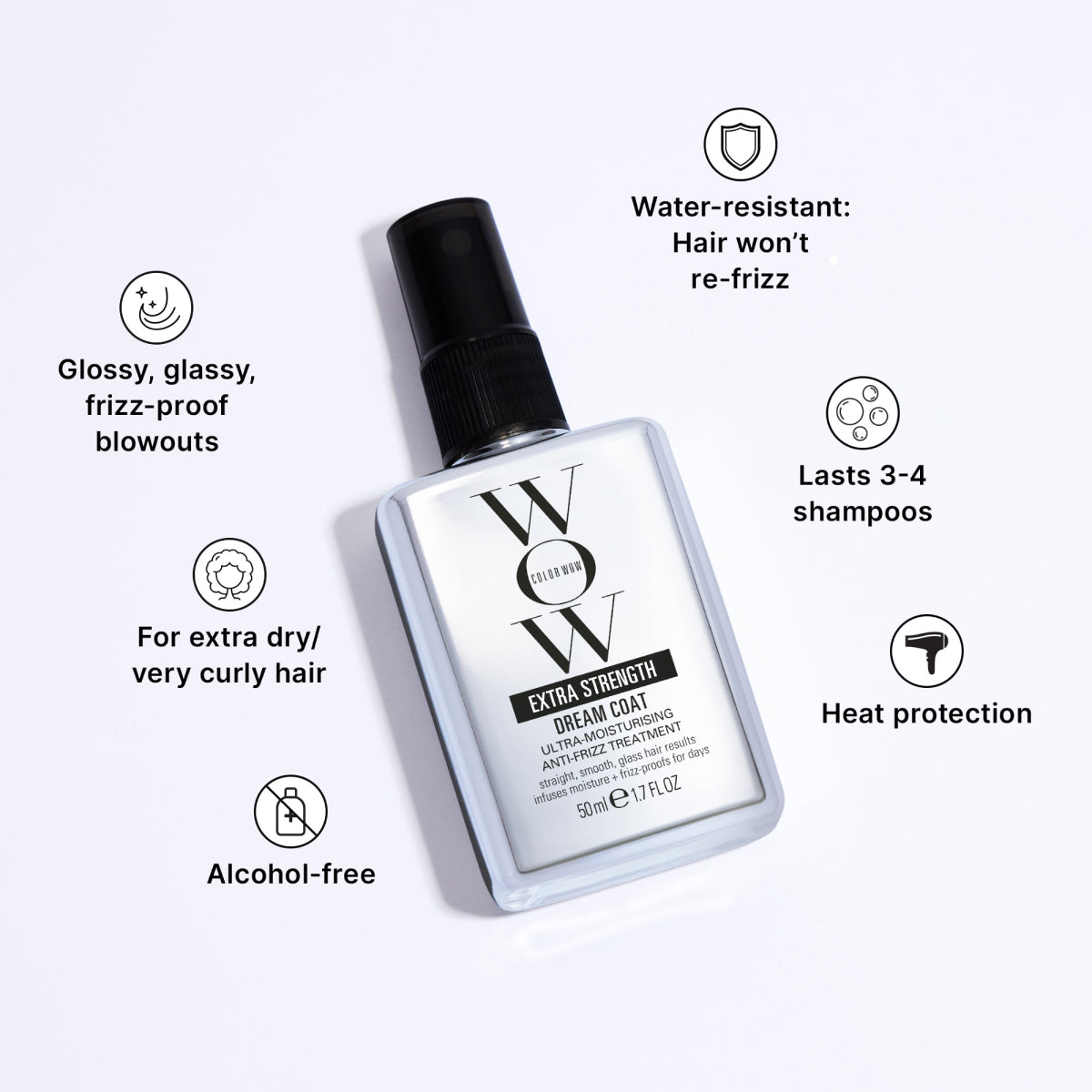 Color Wow Extra Strength Dream Coat Ultra-Moisturizing Anti-frizz Treatment