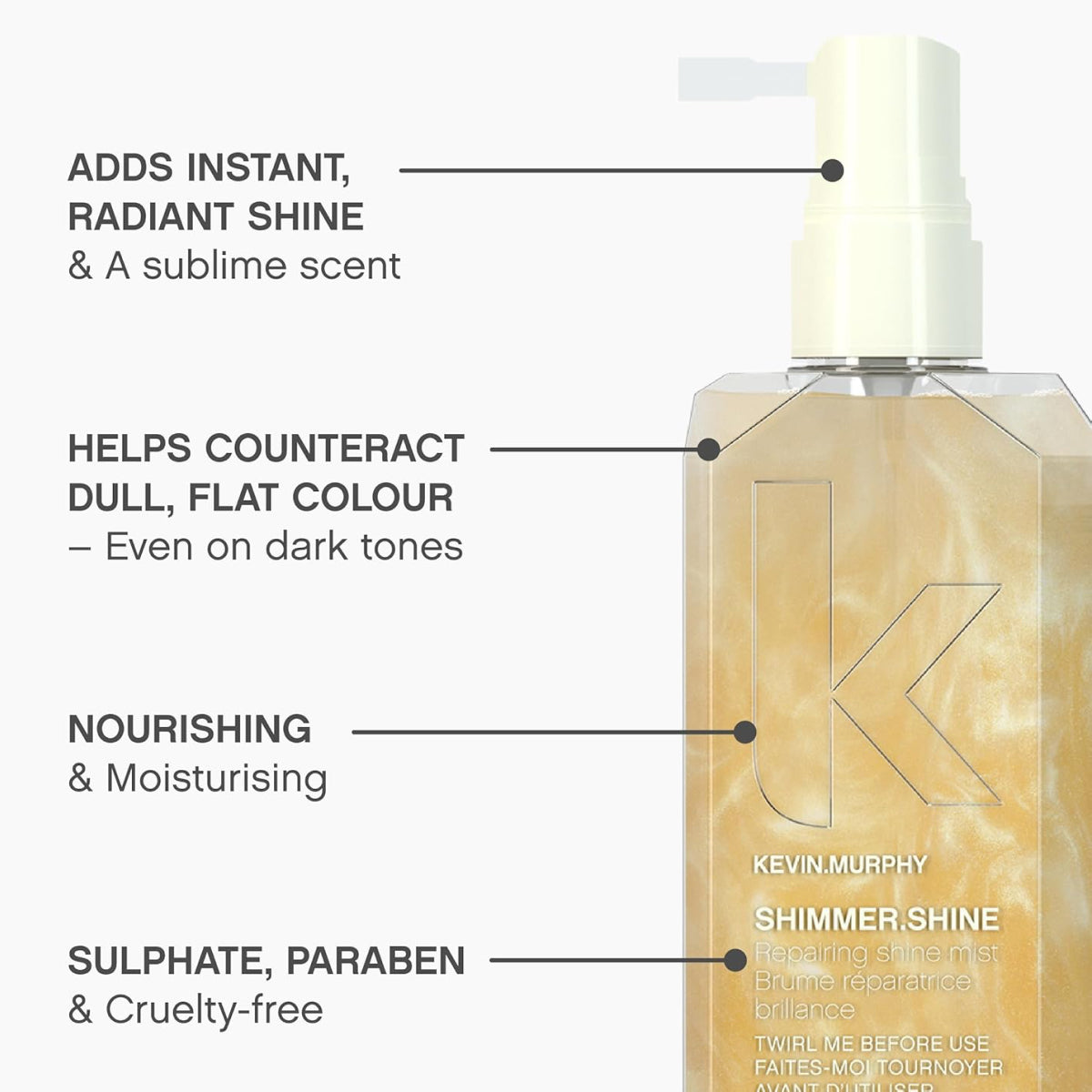 Kevin Murphy Shimmer.Shine Repairing Shine Mist