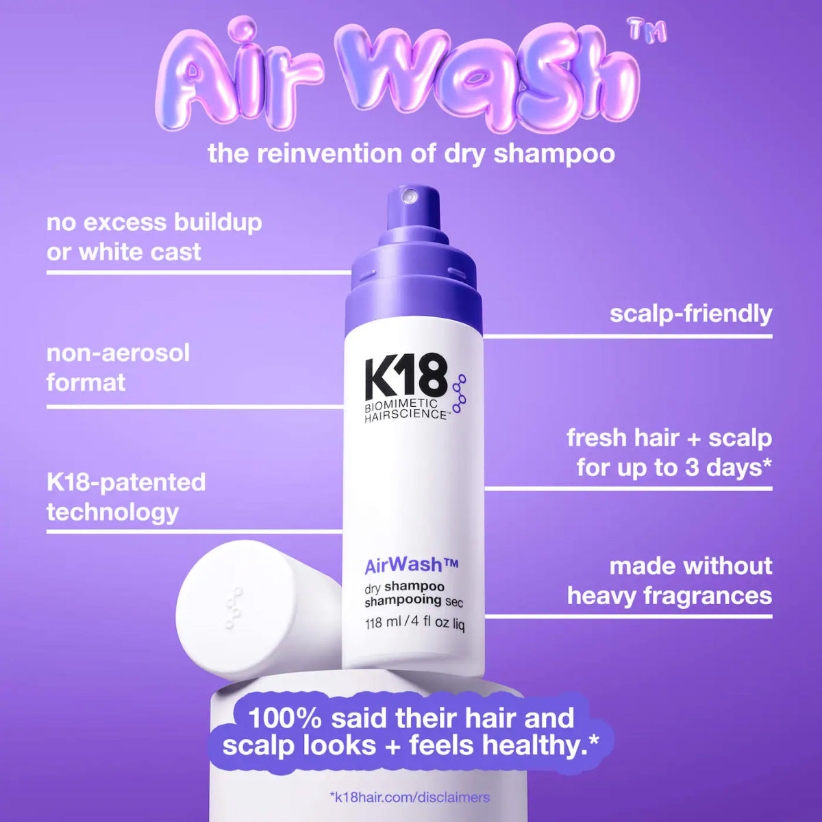 K18 AirWash Dry Shampoo