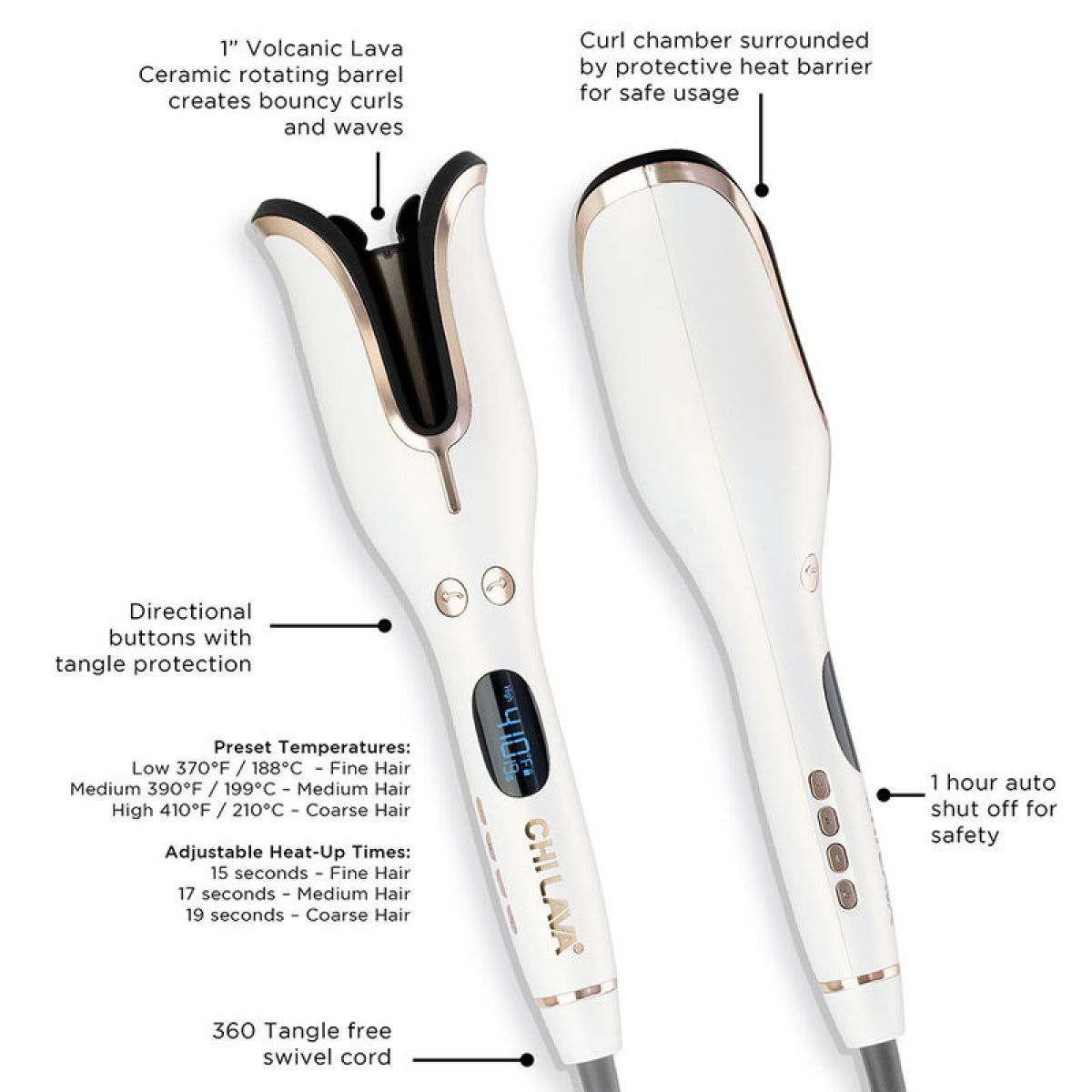 CHI LAVA 1.5'' Hairstyling Iron