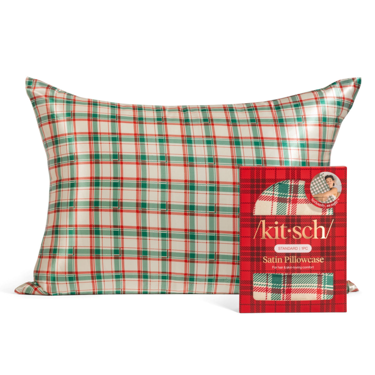 Kitsch Holiday Satin Pillowcase