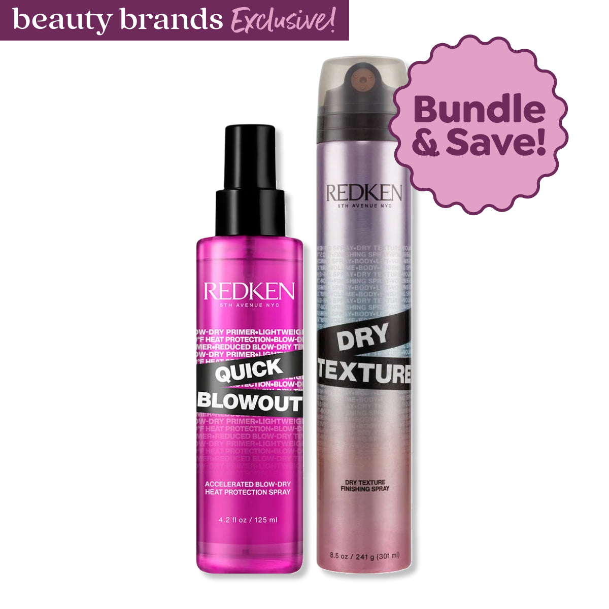 Redken Blowout + Texture Routine