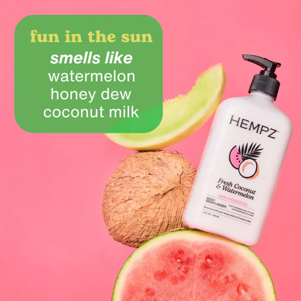 Hempz Fresh Coconut and Watermelon Herbal Moisturizer