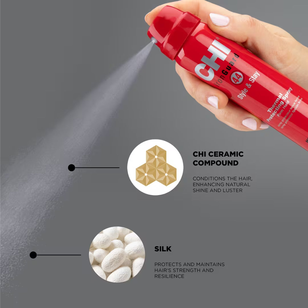 CHI 44 Iron Guard Style and Stay Firm Hold Protecting Spray
