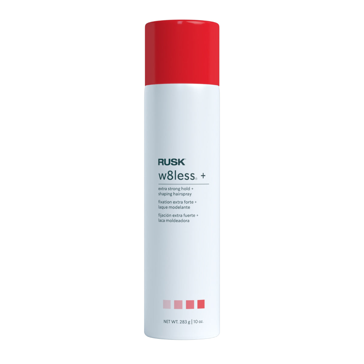 RUSK Designer Collection W8less Plus Extra Strong Hold Shaping and Control Hairspray