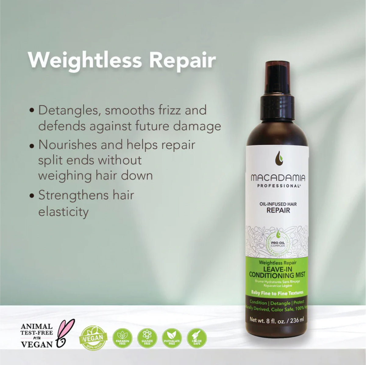 Macadamia Professional Weightless Moisture Conditioning Mist