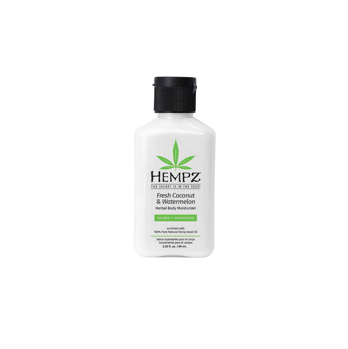 Hempz Fresh Coconut and Watermelon Herbal Moisturizer Travel Size