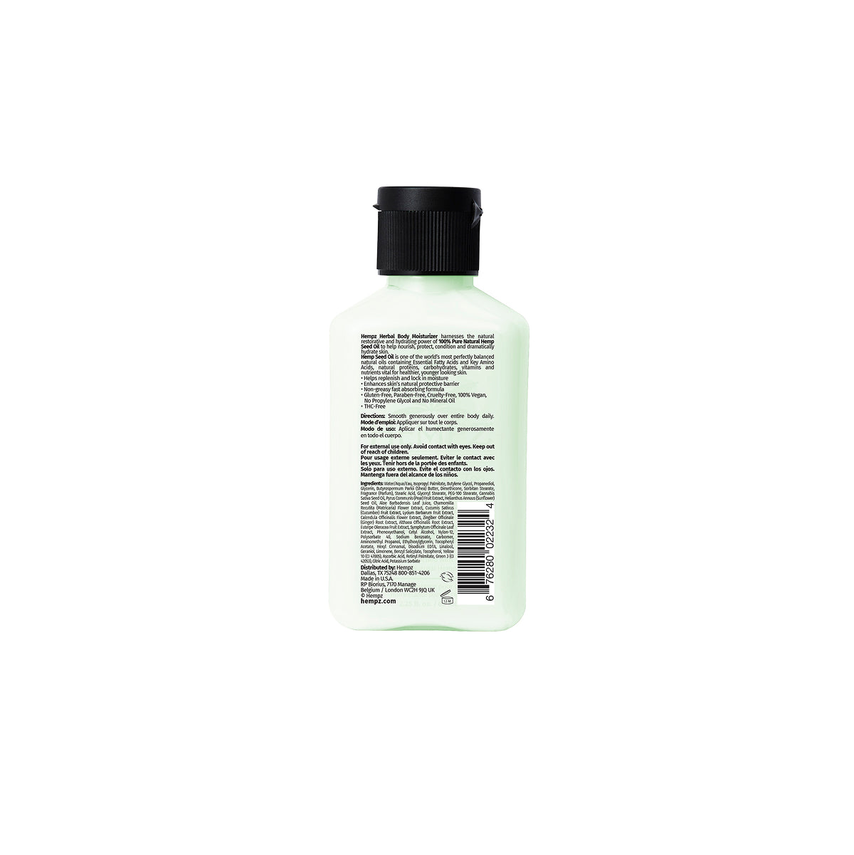 Hempz Exotic Green Tea and Asian Pear Herbal Moisturizer Travel Size