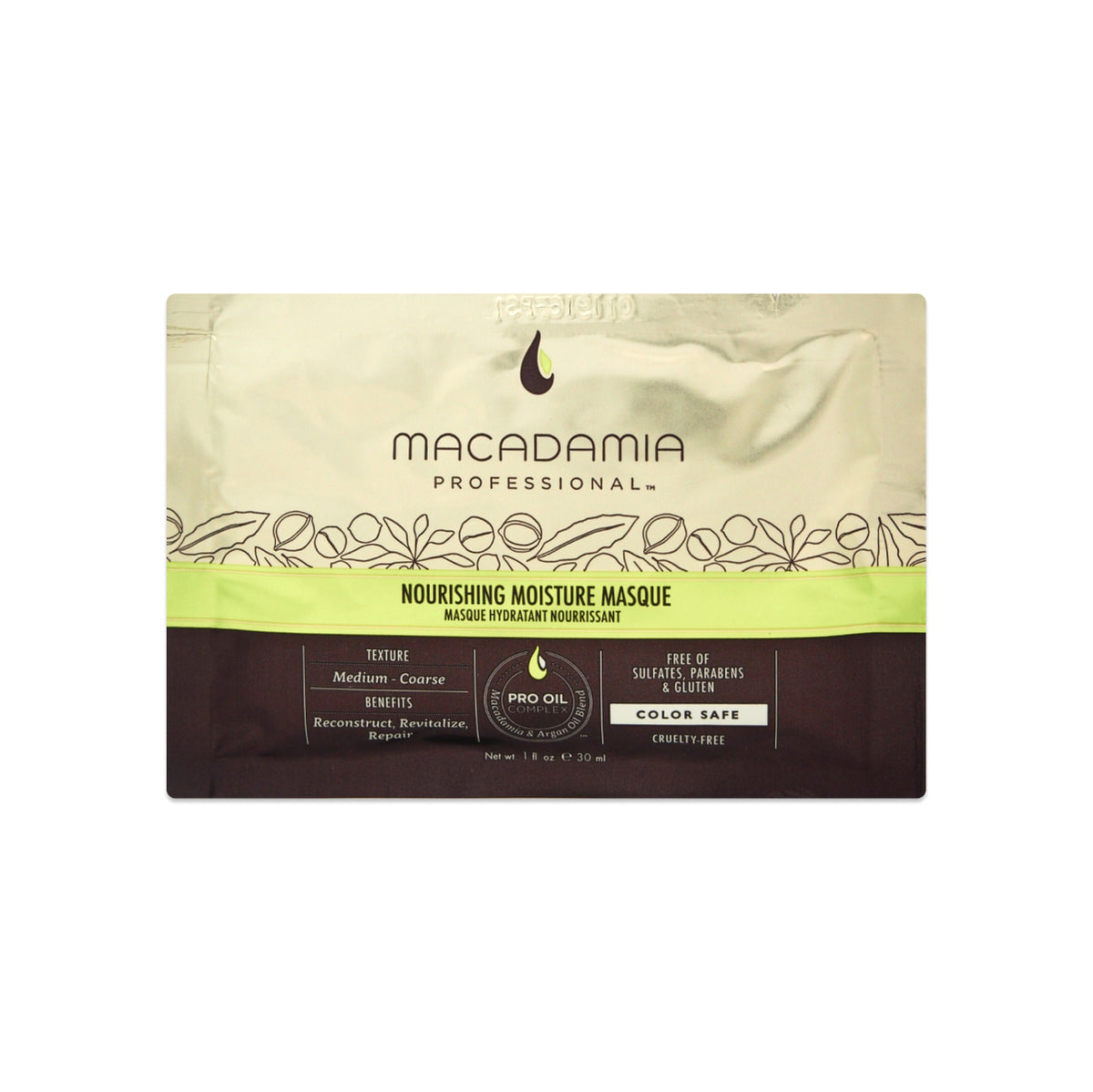 Macadamia Professional Nourishing Moisture Masque Packette