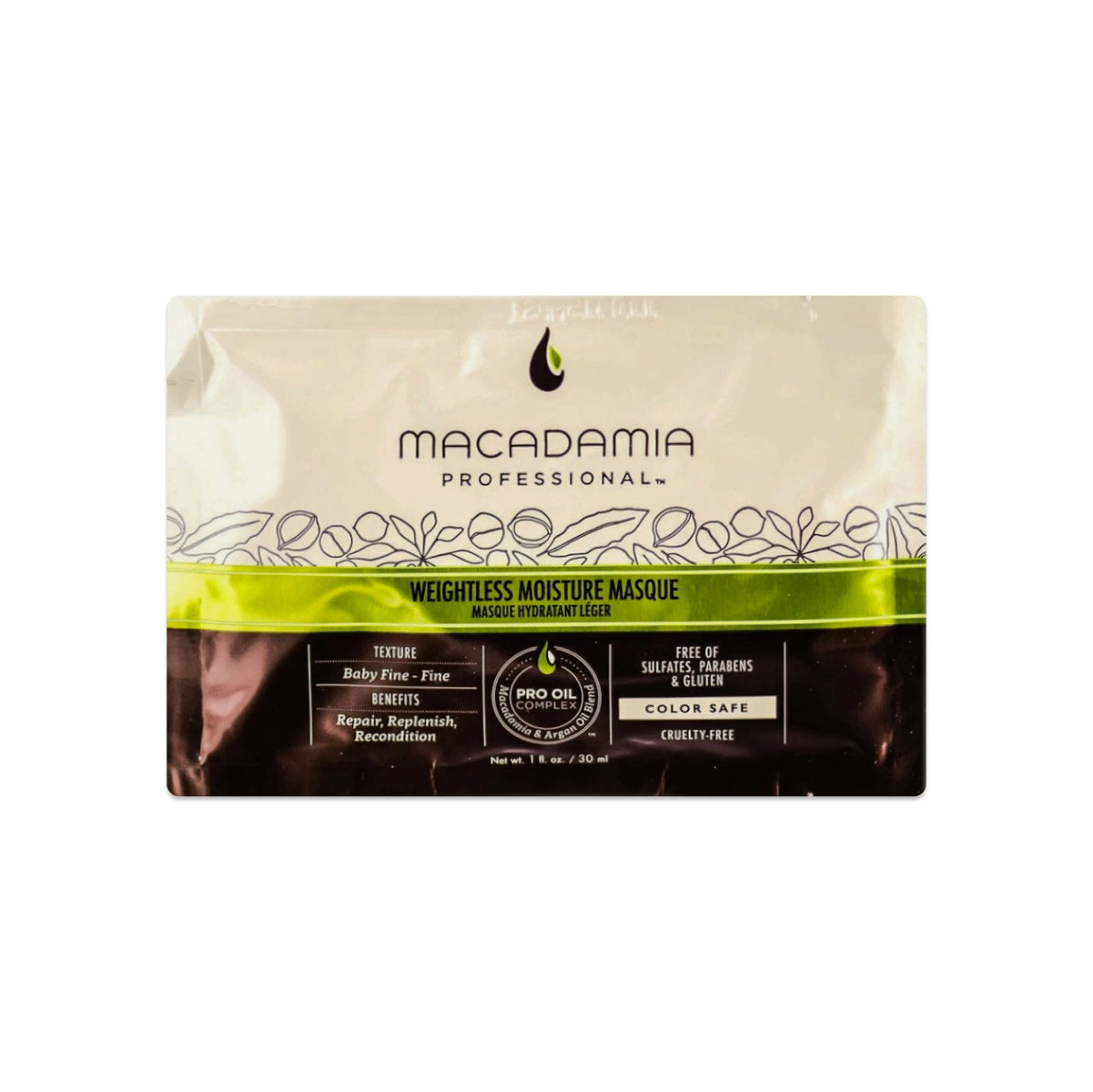 Macadamia Professional Weightless Moisture Masque Travel Size