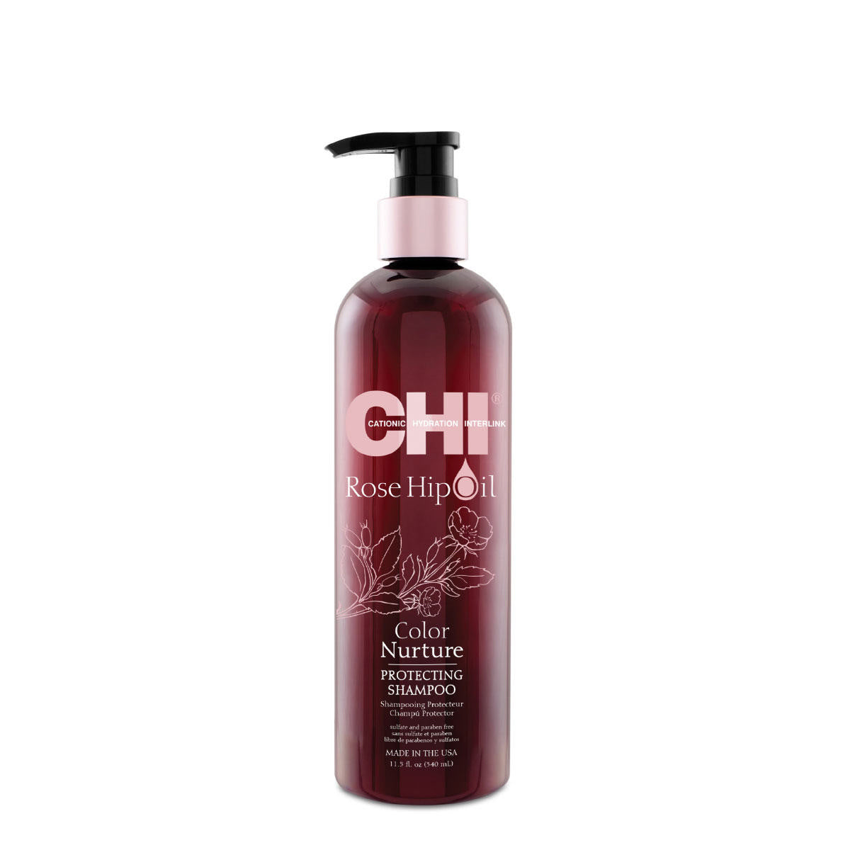 Chi Rose Hip Oil Color Nurture Protecting Shampoo