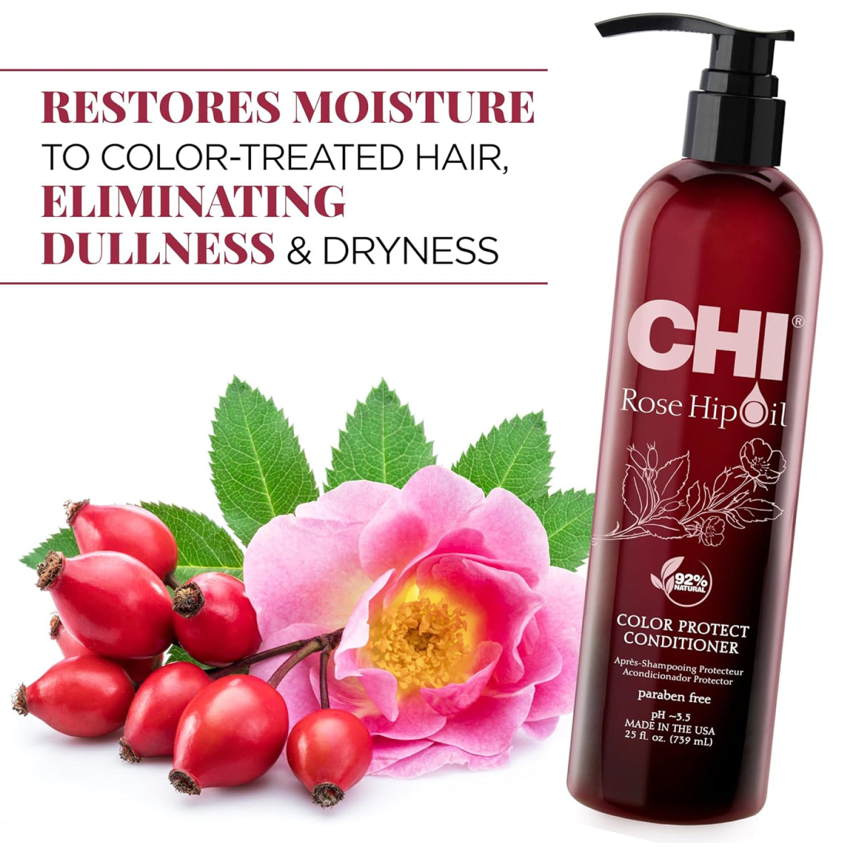 Chi Rose Hip Oil Color Nurture Protecting Conditioner